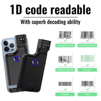 YJ-6606 Scanner de pistolet sans fil automatique avec clip dorsal compatible avec tablettes iOS, Android, Windows, MacOS pour l'inventaire d'entrepôt