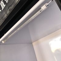 Commercial droit de réfrigérateur de Cabinet réfrigéré d'affichage de boisson aucun réfrigérateur en verre de givre
