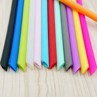 Pailles à boire réutilisables Amazon Offre Spéciale 200x8x6mm pailles à boire en Silicone