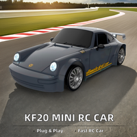 Mini 1:64 de alta velocidad remoto RC Drift Car 2,4G simulación de carreras de escritorio juguetes de Metal con cargador USB regalo perfecto