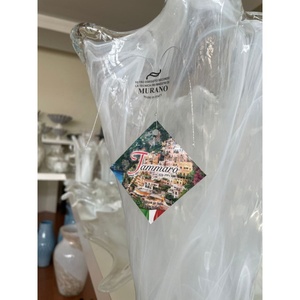 Tammaro Home Glass <b>Vase</b> Excellent for Decorating Any Home High Quality Italian Handcrafted Product - Product Image 3