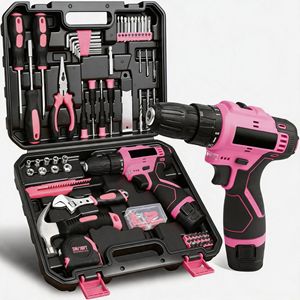 Taladro Eléctrico de Iones de Litio de 12 V, Juego de 151 Piezas, Kit de Herramientas con Batería Recargable, Caja de Herramientas Combinada para Reparaciones del Hogar - Product Image 2