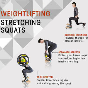 CHENGMO SPORTS vendita calda sughero Squat Wedge Calf barella Squat Wedge Block Heel elevato Squat Wedge <span class=keywords><strong>per</strong></span> sollevamento pesi - Product Image 5