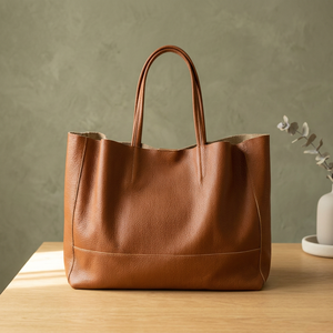 Pochette pour femme en cuir véritable BS INTERNATIONAL, légère, avec fermeture éclair, imperméable, durable, antivol, sac à main décontracté 3L+ - Product Image 3