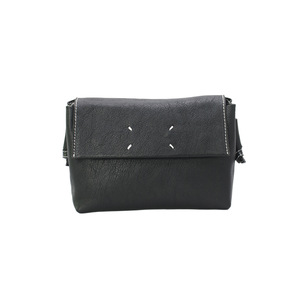 Vintage Leather Envelope Pouch Black Single Strap Crossbody <b>Bag</b> For Everyday Use - Product Image 5