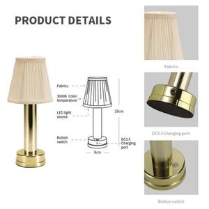 Nouvelle Lampe de Table Créative Rechargeable Sans Fil en Fer pour Chambre, Restaurant, Veilleuse Décorative, Lampe de Bureau LED - Product Image 5