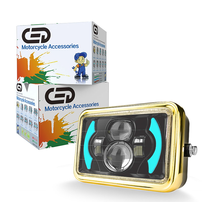 TJ01 White   Blue DRL Amber Indicator