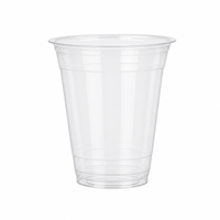 89mm 14oz Doorzichtige PLA Wegwerp Koffiebeker Dikke Plastic Melkthee Koffie Fruitthee Beker