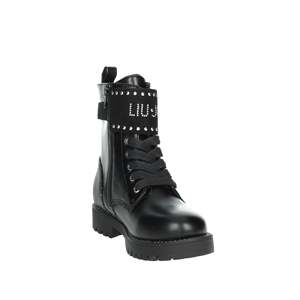 Bottines pour filles Liu-Jo noires 4F4321 EX123 avec boucle cloutée - Product Image 5