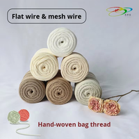 Flat Yarn Macrame Rope Hollow Filled Yarn Rope for Hat Woven