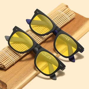 Lentes TAC con Marco Grande, Marco de PC, Visión Nocturna, Bloqueo de Luz Azul, Estilo Casual, Unisex, para Juegos, Computadora y Oficina - Product Image 1