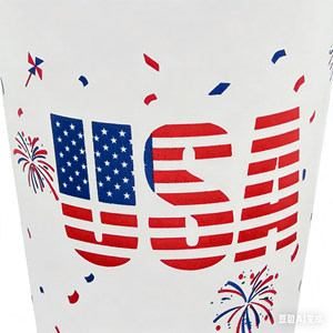 Vaso Reutilizable <span class=keywords><strong>de</strong></span> 16 oz con la Bandera <span class=keywords><strong>de</strong></span> EE. UU. para el 4 <span class=keywords><strong>de</strong></span> Julio, Barbacoa, Picnic, Café, Agua, Cerveza, Bebidas, Fiestas - Product Image 6