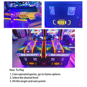 Machine <span class=keywords><strong>d</strong></span>'arcade de tir Top Gun à monnayeur pour 2 joueurs, simulateur de tir immersif pour divertissement en intérieur - Product Image 3