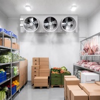 Chambre froide commerciale pour fruits, chambre de réfrigération industrielle avec unité de compresseur pour légumes frais