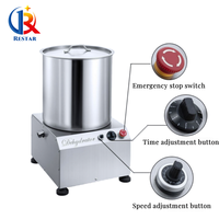 Petite machine centrifuge française pour l'élimination de l'huile des chips de pommes de terre Machine de déshydratation des légumes Machine de déshuilage des aliments frits