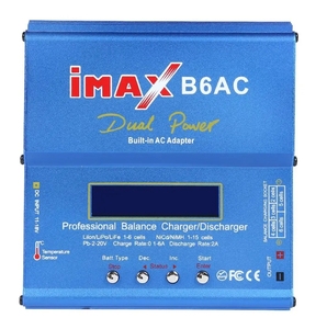 Chargeur d'équilibrage IMAX B6AC 80W pour drones RC Lipo NiMh avec stockage de données, alimentation intégrée et surveillance de la tension d'entrée pour drones professionnels - Product Image 3