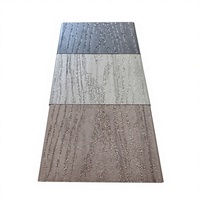 Dalles de terrasse extérieures en PVC à l'aspect bois, emboîtables, modernes, carrées, étanches, à double verrouillage, écologiques