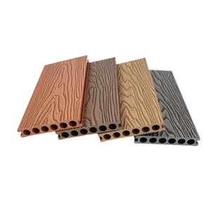 Tablero de cubierta de madera WPC para exteriores compuesto moderno de mediados de siglo de alta calidad Nueva tecnología Impermeable Durable Teca PVC Roble Pino <span class=keywords><strong>Ipe</strong></span> - Product Image 6