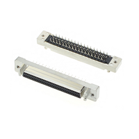 Connecteur vertical DIP femelle SCSI 68 broches, pas de 1,27 mm, pour montage sur carte PCB