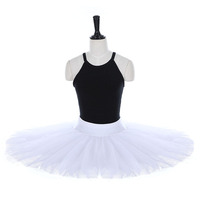 2024 vente chaude filles jupes de danse 8 couches avec culotte Performance Ballet danse femmes Tutu jupes