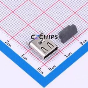 YTC-TC6-5100 USB Connector SMD Connector ( Connector Type: Type-C )( Gender: Female )( Mounting Type: Vertical Mount ) - Product Image 1