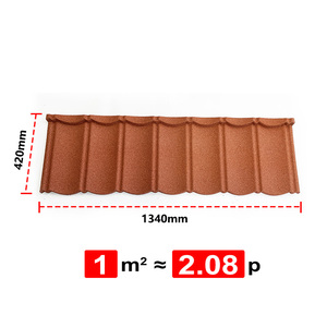 Кровельная плитка с каменным покрытием, 50 лет гарантии, легкий вес 0,4 мм, металлическая кровельная плитка с каменным покрытием, листовая кровельная плитка с каменным покрытием - Product Image 4