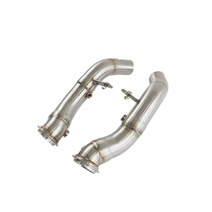 Contach Downpipe pour <span class=keywords><strong>Alfa</strong></span> Romeo Giulia <span class=keywords><strong>Stelvio</strong></span> <span class=keywords><strong>Quadrifoglio</strong></span> 2.9T Downpipe 2017 + - Product Image 3