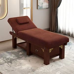 Camilla de Masaje de Madera con Respaldo Ajustable y Orificio Facial, Plegable, para <span class=keywords><strong>Centros</strong></span> de Salud y Salones de Belleza - Product Image 4