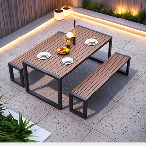 Set di mobili moderni e durevoli per cortile Villa giardini Patio balcone bar negozio di tè-<span class=keywords><strong>in</strong></span> <span class=keywords><strong>legno</strong></span> - Product Image 3