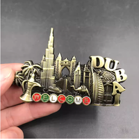 Aimants de réfrigérateur personnalisés DIY, logo, motif de pays, alliage métallique, personnalisation 3D en relief, imperméables, durables, cadeaux promotionnels