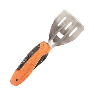 Muestra gratuita de herramienta de barbacoa plegable de lujo multifuncional 5 en 1 portátil para acampar al aire libre - Product Image 2