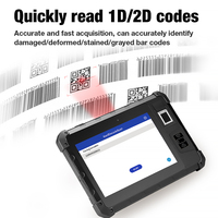Tableta Robusta QS-805 con Android 11, Escáner de Huellas Dactilares, Escáner de Código de Barras, Conexión WiFi para Control de Automatización Industrial