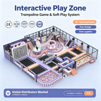 Parc d'attractions pour enfants de 1000 m², thème spatial, grands toboggans en plastique, jeux interactifs, jeux doux, équipement de terrain de jeu intérieur pour enfants