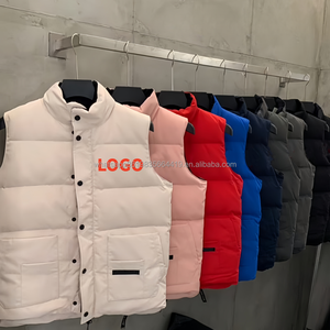 Gilet d'hiver décontracté coupe-vent pour homme et femme, personnalisable avec logo NFC, style canadien, en duvet d'oie - Product Image 4