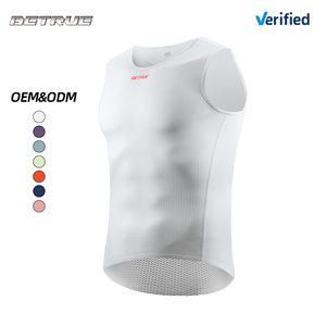Chaleco de motorista de malla sin costuras para <span class=keywords><strong>mujer</strong></span> y camisetas de <span class=keywords><strong>Ciclismo</strong></span> de capa base para hombre - Product Image 2