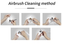 Mini compresseur de peinture d'aérographe Portable pour le maquillage du visage sérum de tatouage injecteur d'oxygène décoratif-pistolet à stylo pulvérisateur polyvalent