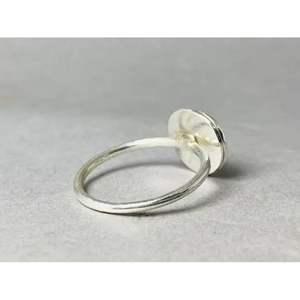 Bagues en spirale en argent fin avec pierre naturelle Design d'empilage créatif pierre de diamant pour l'usure quotidienne des femmes bijoux fins - Product Image 3