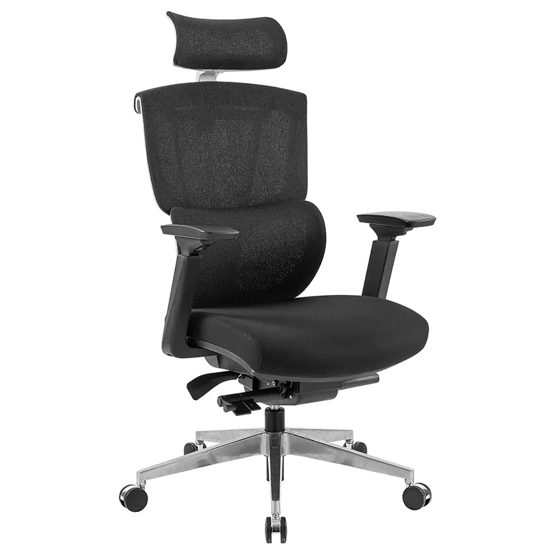 Manufacturer Commercial Furniture Swivel Revolving Manager 3D Armrest Adjustable Fabric Ergonomic High Back Office Chair