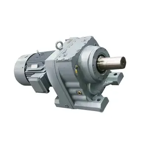RF77 Output Flange Rigid Tooth Flank Speed Reducer High Efficiency Helical Reducer Helical Gearbox