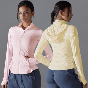 Femmes UPF 50 + Protection solaire 7A Antibactérien <span class=keywords><strong>Anti</strong></span>-odeur Outdoor Cool Hiking Golf <span class=keywords><strong>UV</strong></span> Hooded Sport Athletic Jacket With Pocket - Product Image 6