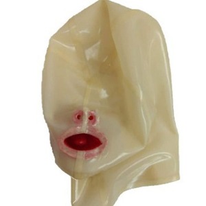 Sexy Latex Hoofdband (4-5Cm) Neusbuis Tandkas Latex Masker Volwassen Geslachtsproduct Rol - Product Image 1
