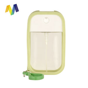 45ml空の香水クレジットカードスプレーボトルミスト空の手の消毒ボトルシリコーンホルダー付きスリーブキーリング - Product Image 2