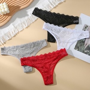 Braguitas de <span class=keywords><strong>encaje</strong></span> sexy para mujer, uso diario, para chicas maduras, tipo boyshorts. - Product Image 1