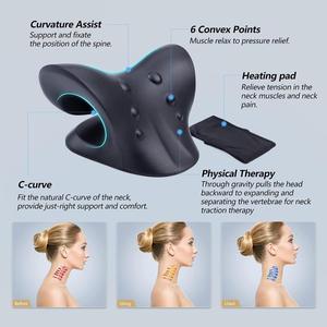 Home Use Neck Pillow Heat Compression Fitness Neck Massager Instrument - Product Image 3