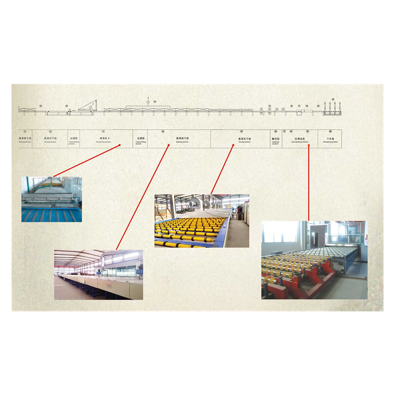 Однослойная зеркальная Серебряная производственная линия с управлением PLC