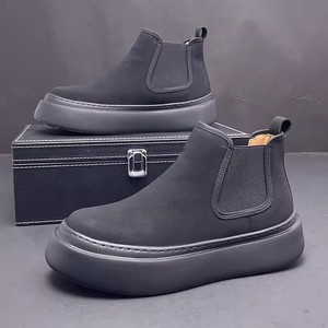 High Top White <b>Shoes</b> 2025 New Fashionable Thick Sole with <b>Increased</b> <b>Height</b> Inside Outdoor Sports and Leisure Board <b>Shoes</b> - Product Image 3