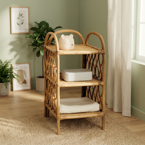 Vietnamese Wholesaler Rattan Furniture <b>Bedside</b> Table Rattan Nightstand Bedroom Decoration Rattan <b>Bedside</b> Cabine - Product Image 3