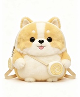 Sac à dos en peluche personnalisé avec design de mascotte, rembourrage en coton PP, matériau non toxique - Marque Xiaonuomi, cadeau d'entreprise pour tous les âges