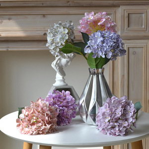 Flores Artificiales de Hortensia 3D, Decoración Artística para <span class=keywords><strong>el</strong></span> Hogar, Accesorios de Fotografía, Flores de Seda, Guías para Caminos de Boda, Arreglos Florales - Product Image 2