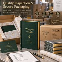 Impression de livres personnalisés à couverture rigide verte avec dorure à chaud et pages intérieures couleur pour projets d'édition et cadeaux